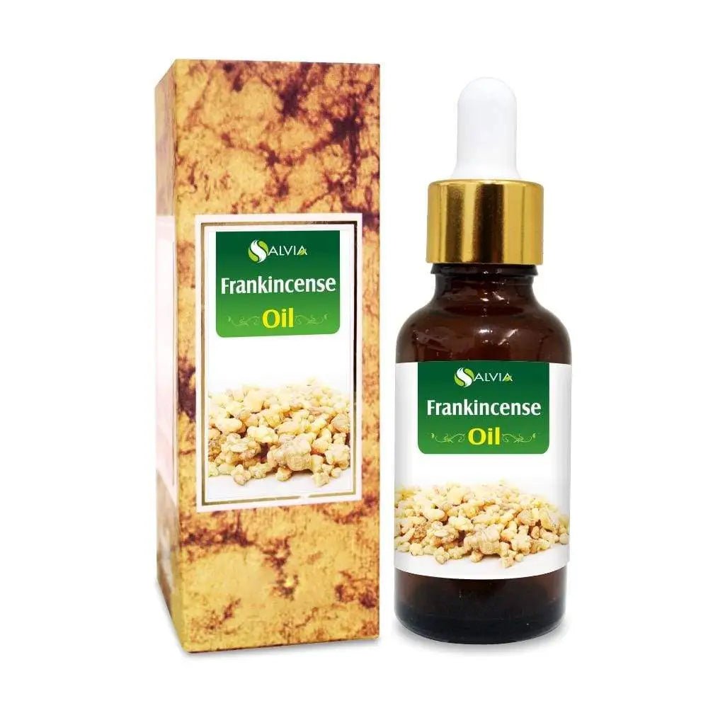 Salvia Natural Essential Oils,Acne,Anti-acne Oil,Best Essential Oils for Skin 10ml Frankincense Oil (Boswellia carteri) Pure Undiluted Uncut Essential Oil Best For Aromatherapy, Eases Stress, Reduces Blemishes & Soothes Skin