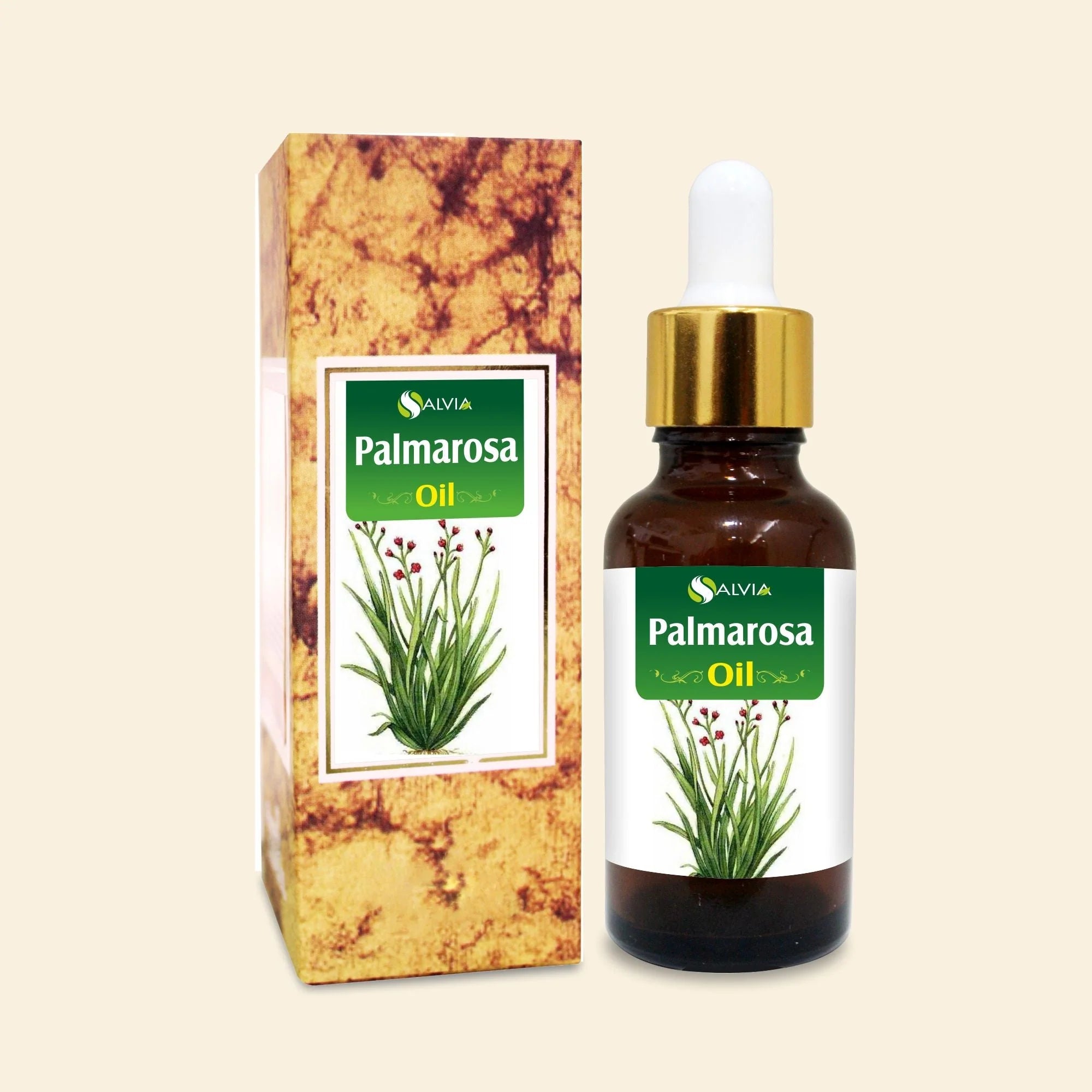 Palmarosa Oil (Cymbopogon martinii ) Natural Pure Essential Oil