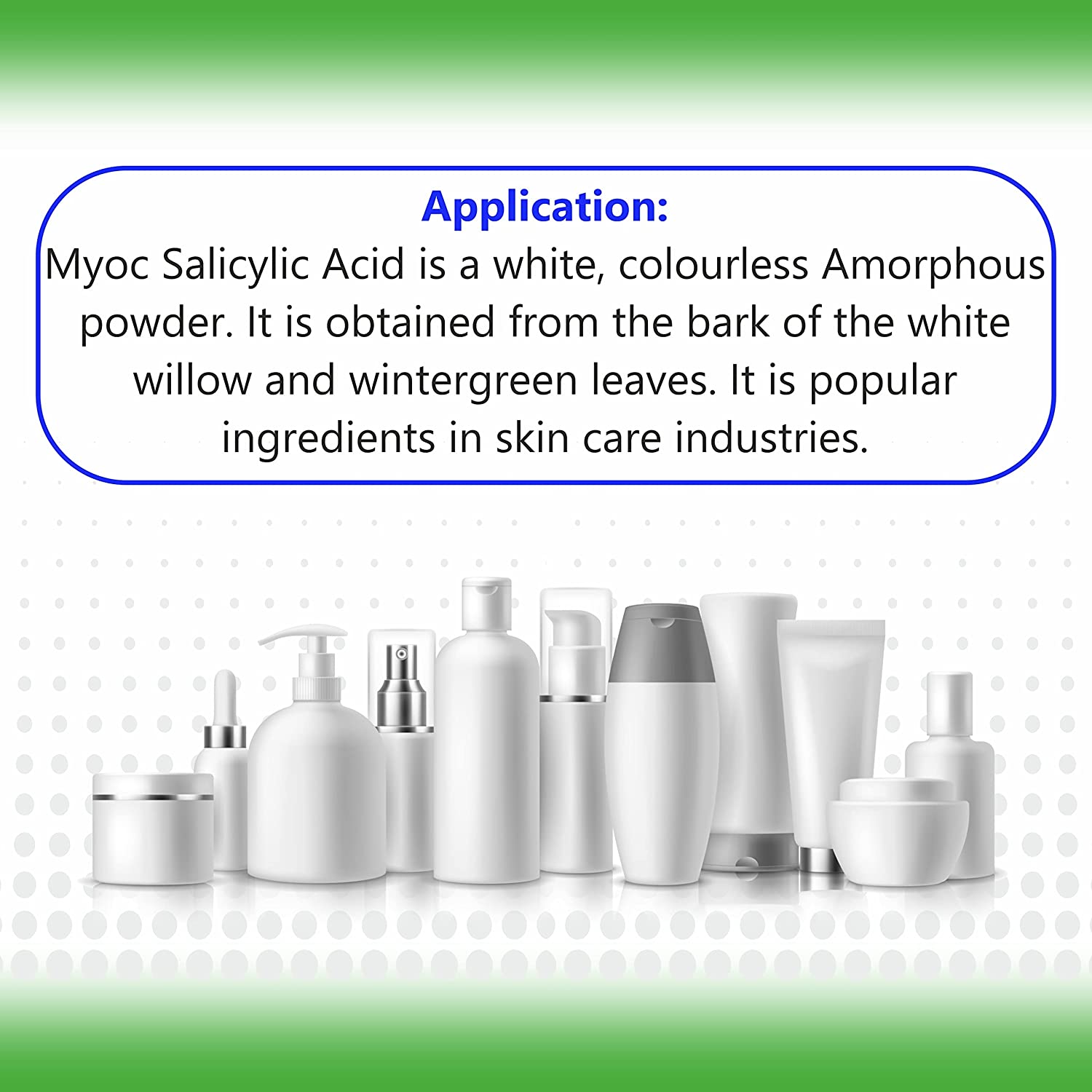 Shoprythm Cosmetic Raw Material Salicylic Powder Uses, Benefits