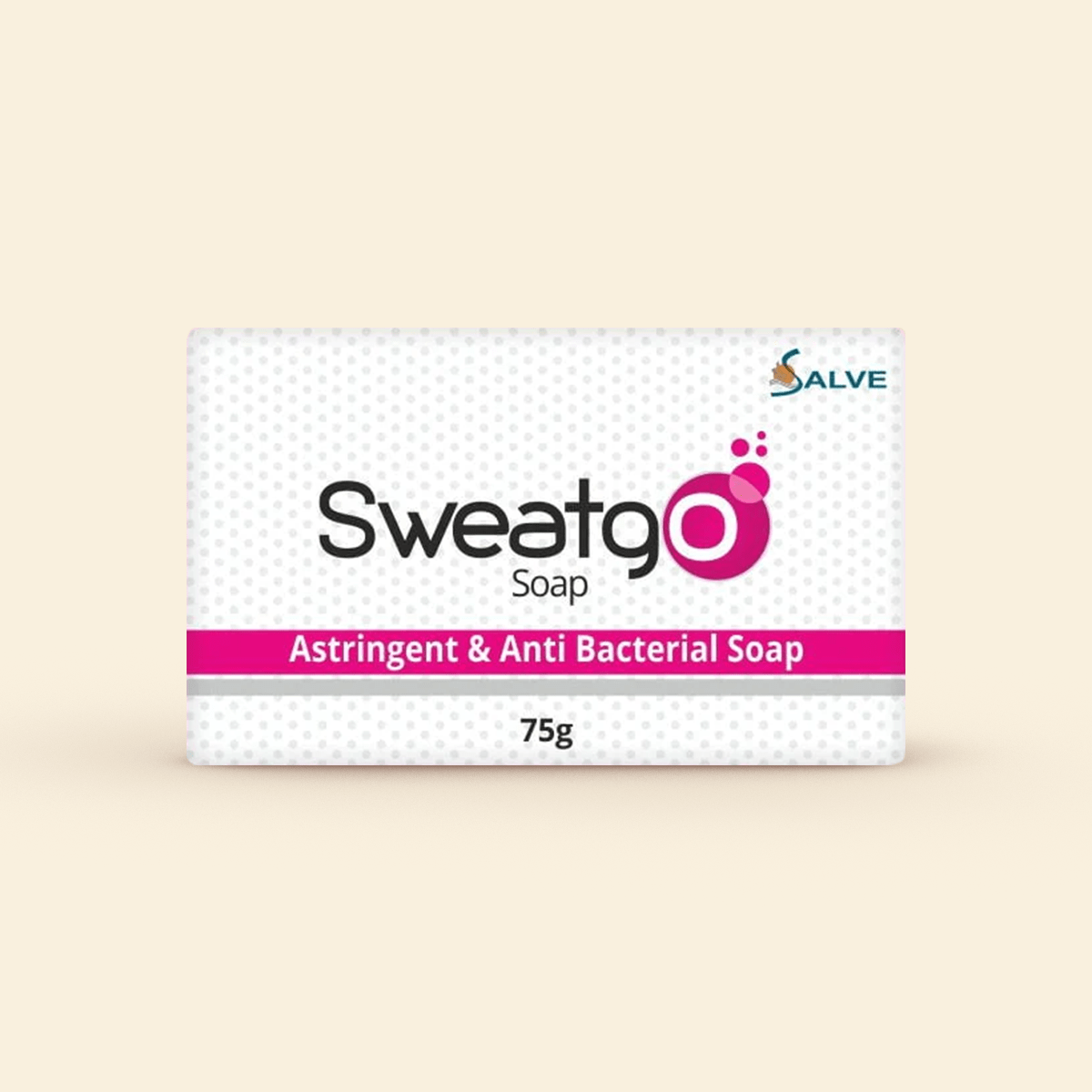 Shoprythm Sweatgo Copy of Salve Sweatgo Antibacterial Astringent, Antiperspirant Soap for Control of Hyperhidrosis & Excessive