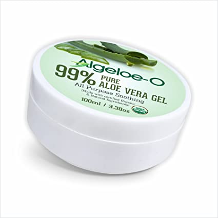 ALGELOE-O 99% Pure Organic Aloe Vera Gel, 16.90 Oz