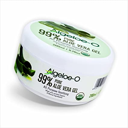 ALGELOE-O 99% Pure Organic Aloe Vera Gel, 16.90 Oz