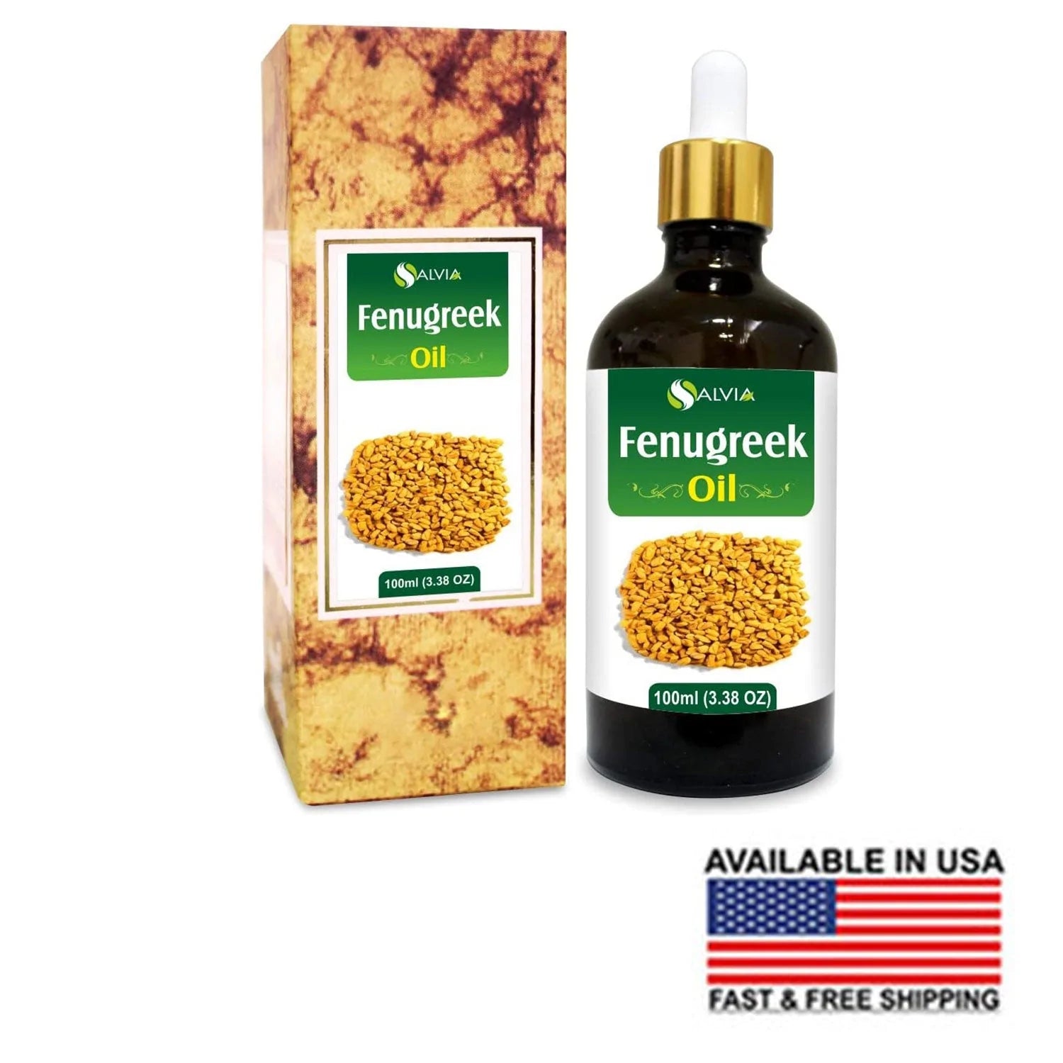 Salvia United States 100ml with Dropper Fenugreek Essential oil for USA